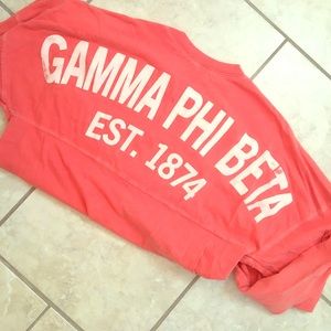 Gamma Phi Beta spirit shirt